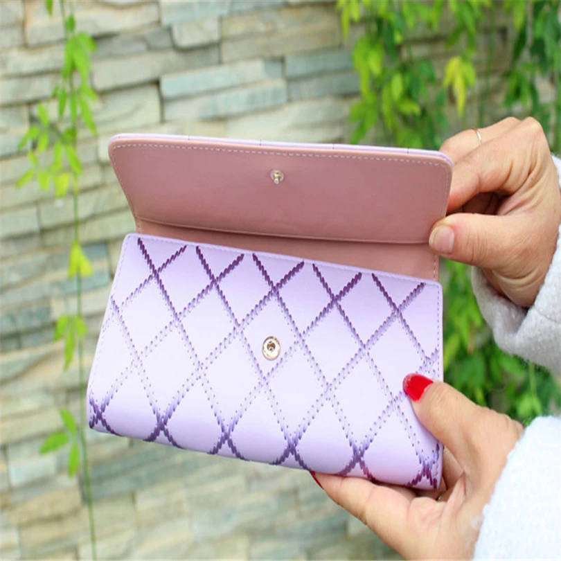 AOTIAN Women Wallets Lady Long Wallet Women Clutch Card Holder Leather Purse Fashion Girls Handbag Birthday Gifts A30