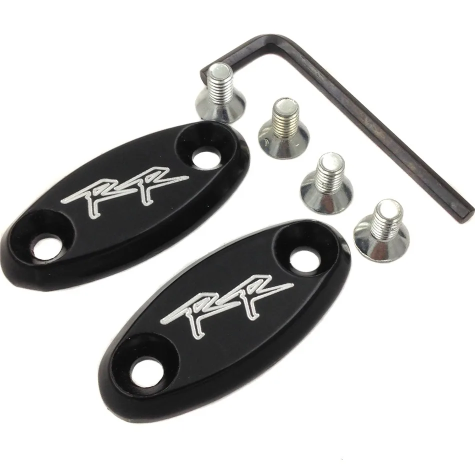 

Aftermarket free shipping motorcycle parts Mirror Block Off Base Plates For Hond Cbr 600 F4 F4I 900 Rr 929 954 1000Rr black