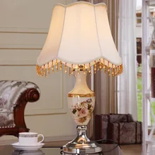 TUDA светодиодный светильник в европейском стиле, роскошная декоративная настольная лампа для спальни, прикроватная лампа, современный минималистичный модный в американском пасторальном стиле