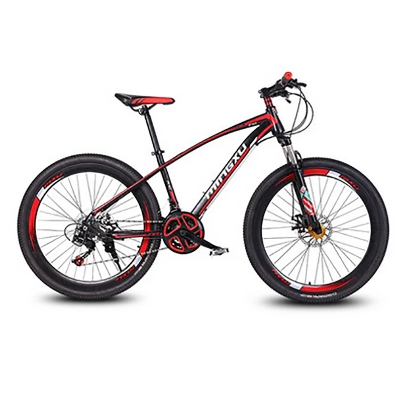 Top Mountain Bike High Carbon Steel Frame 21-Speed 26-Inch 30-Spoke Wheel Adult Cross-Country 4