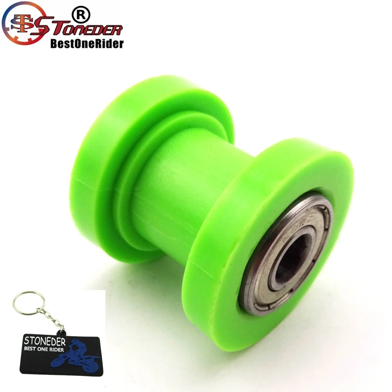 

STONEDER 8mm Green Pulley Tensioner Chain Roller Guide For Chinese Pit Dirt Bike Motorcycle ATV Quad 4 Wheeler