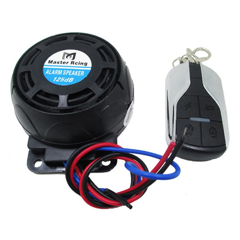 

9-16v Motorcycle Scooter Alarm Speaker Anti Theft Burglar Security System Wireless Remote Control Arming Disarming
