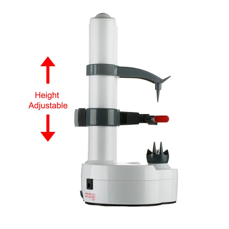 Автоматическая нержавеющая сталь картофелечистка электрическая фруктовая Овощечистка с двумя запасными лезвиями фрукты овощи яблоко резак картофель пресс