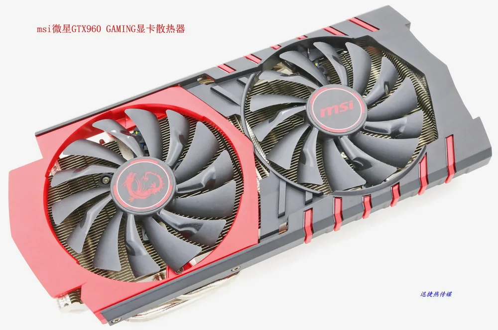 Новый оригинальный охлаждающий вентилятор для игровой видеокарты MSI GTX960 с