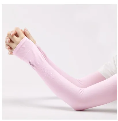 Спортивные мужские/wo Мужские рукава для верховой езды манжеты велосипедные рукава анти-УФ дышащая быстросохнущая летняя крутая кисть рукав грелки - Цвет: fingers pink