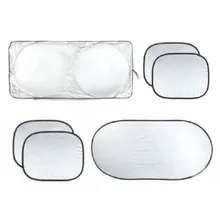 Мудрый путешествия окна автомобиля Защита от солнца Тенты лобовое стекло автомобиля козырек крышки спереди сзади Солнцезащита боковых стёкол автомобиля Защита от солнца Тенты УФ-защиты окна автомобиля Плёнки 6 шт./компл