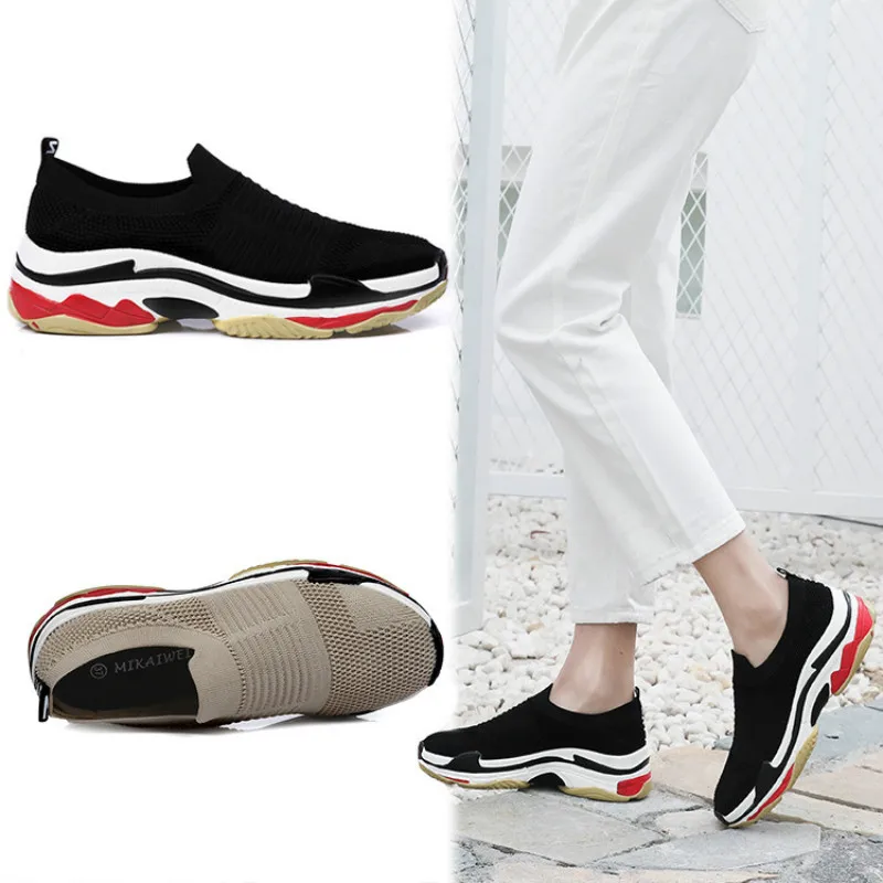 JINBEILEE 2019 Spring and Summer New Running Shoes Female Increased Breathable Mesh Sports and Leisure Shoes Stability JINBEILEE 2019 Spring and Summer New Running Shoes Female Increased Breathable Mesh Sports and Leisure Shoes Stability