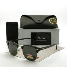 Classic Polarized Sunglasses Men Women Retro Brand Designer Semi Rimless Half Square Frame Sun Glasses UV400 Oculos De Sol Classic Polarized Sunglasses Men Women Retro Brand Designer Semi Rimless Half Square Frame Sun Glasses UV400 Oculos De Sol