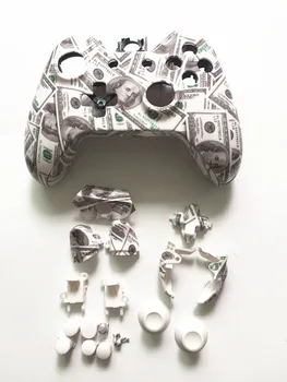 

Full set Custom Hundred Dollars Controller Shell & Buttons Mod Kit For Microsoft XBOX One Controllers Wireless Cover Replacement