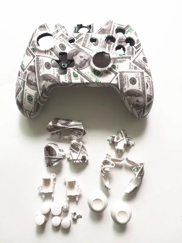 Microsoft Xboxoneコントローラー用のフルセットカスタム百ドルコントローラーシェル ボタンmodキットワイヤレスカバーの交換 Shell Replacement Kit Kitskit Mod Aliexpress