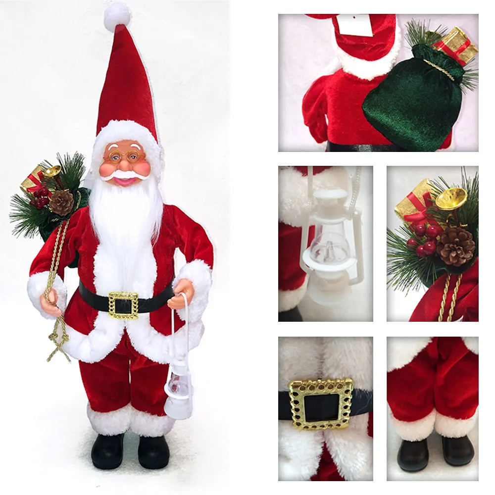Рождественская игрушка для Санта-Клауса, Рождественский подарок с рождественским подарком, елочные украшения, год, W301027