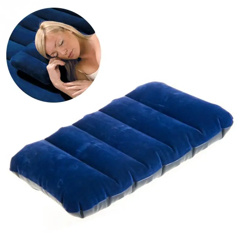 

Ultralight Foldable Travel Camping Inflatable Pillow Glocking + PVC Air Mattress Inflatable Mattress to Sleep Camping Equipment