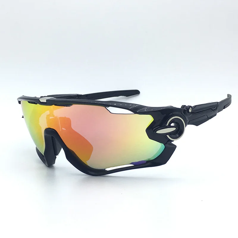 

2018 Goggles Racing 5 Lens Cycling Men UV400 Cycling Sport Driving Bike Sun
