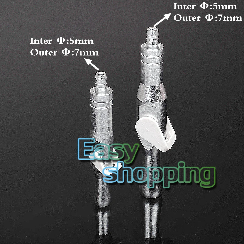 

2Pcs Dental Saliva Ejector Suction Valves Strong/Weak HVE/SE Swivel Adapters