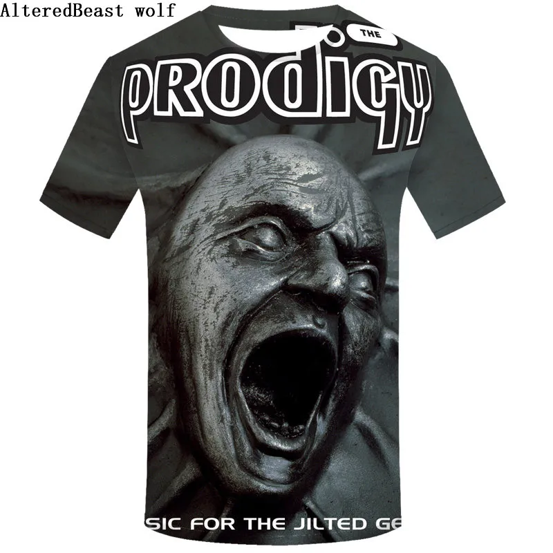 

2019 Prodigy 3D Print Short Sleeves The Prodigy Men t shirt Harajuku Summer Fan Men tshirt Tops Plus Size shirt homme