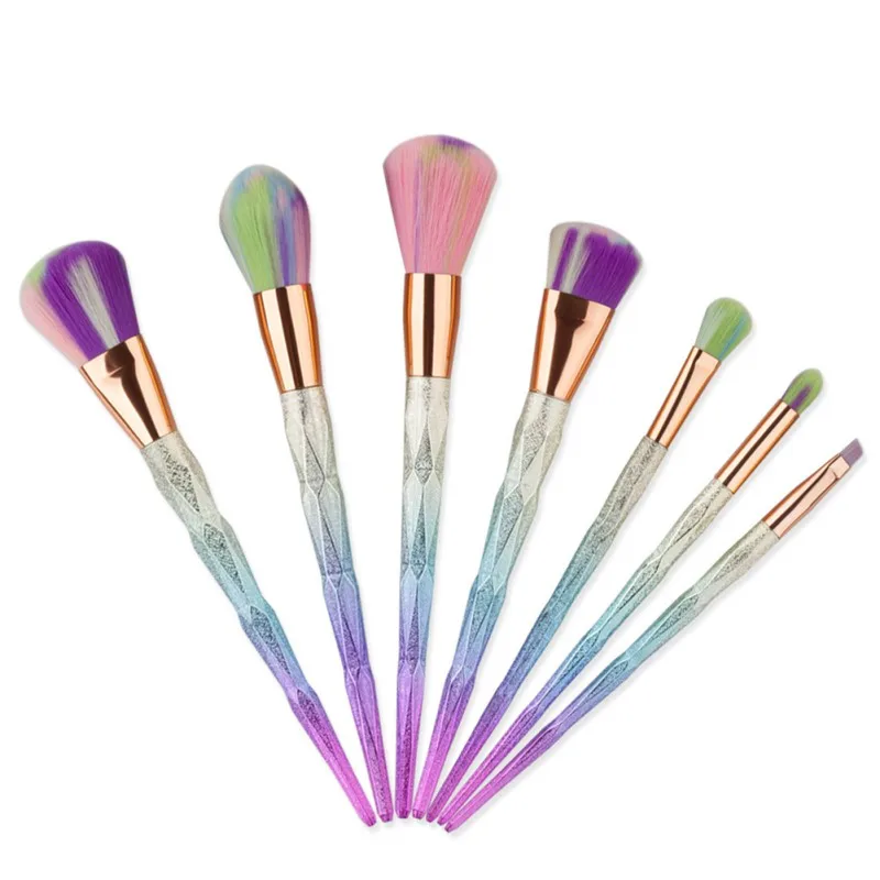 New Arrival Unicorn Makeup Brush Set 4pcs/6pcs/7pcs/12pcs Professional
