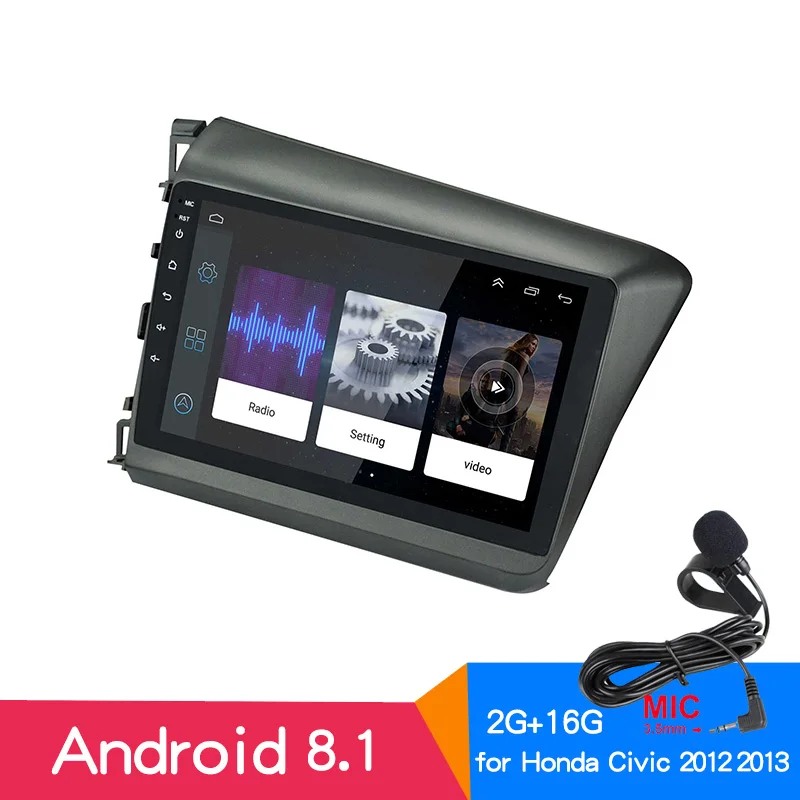 2 din Android 8 1 г + 16 автомобильный Радио стерео 9 &quotсенсорный экран GPS Bluetooth Wi Fi x 600 1024 USB