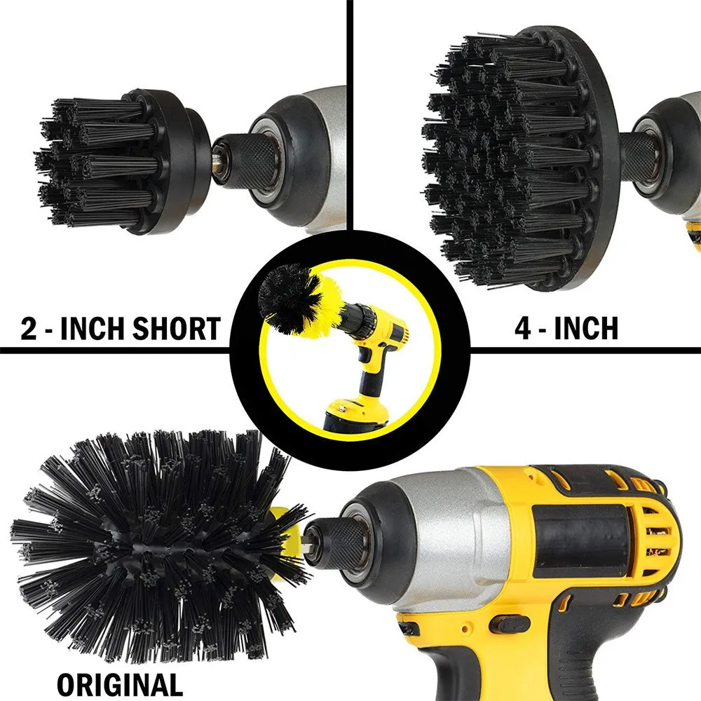 

New 3 Pcs Grout Power Scrubber Cleaning Brush Double Ended Car Air Vent Slit Cleaner Brush Dusting Tub Cleaner Combo Tool Kit
