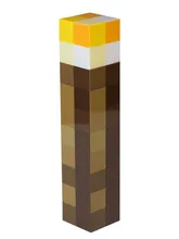 Minecraft Light Up Torch LED Lamp diamond Square light Night light Hand Held or Wall Mount
