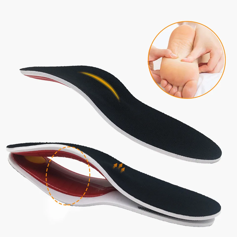 Удобные ортопедические стельки Cubitus Varus для плоской стопы ортопедические стельки для обуви вставка для поддержки свода Подушечка Для подошвенного фасциита