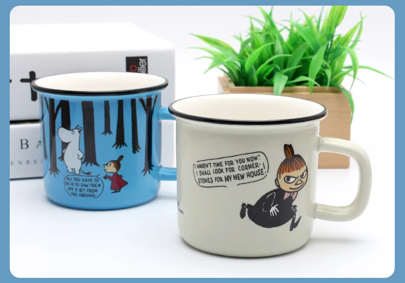 Мультфильм Moomin Finland Muumintroll Little My Lovely Muumi Семейные кофейные чашки для молока, воды, завтрака, Copo, чая с милой любовью, чашки для чая