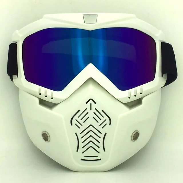 Buy Modular Helmets Face Mask, Detachable Goggles