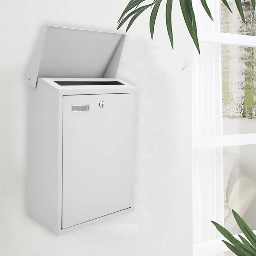 315*180*480MM Large Mail Box Locking Letter Box Universal Home Mailbox