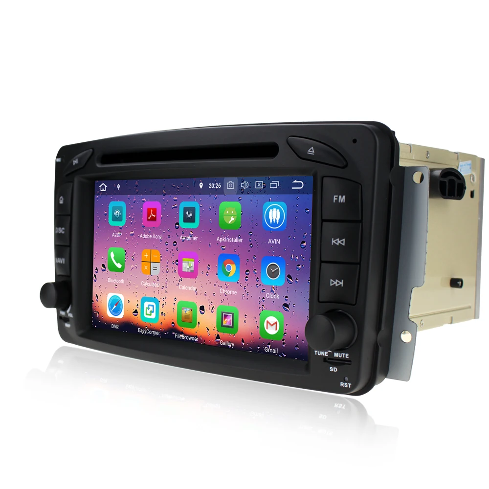 Clearance IPS Android 8.0 4GB RAM Car DVD Player Radio For Mercedes-Benz C CLK A G Class W203 W209 W463 W168 Vito Viano Car GPS Octa Core 2