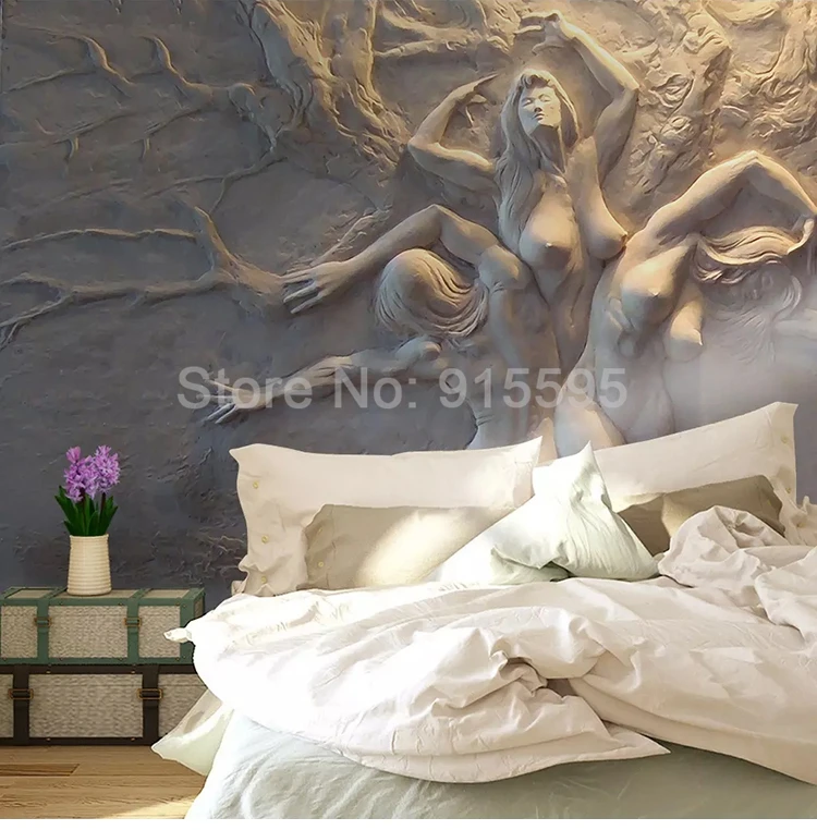 Пользовательские фотообои Papel де Parede 3D абстрактная красота Искусство Настенная Картина на холсте гостиная Спальня Декоративные Настенные обои фрески