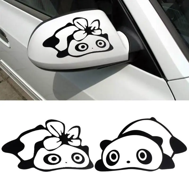 Buy 1 Pair Cute Cartoon Pandas Car Truck Window