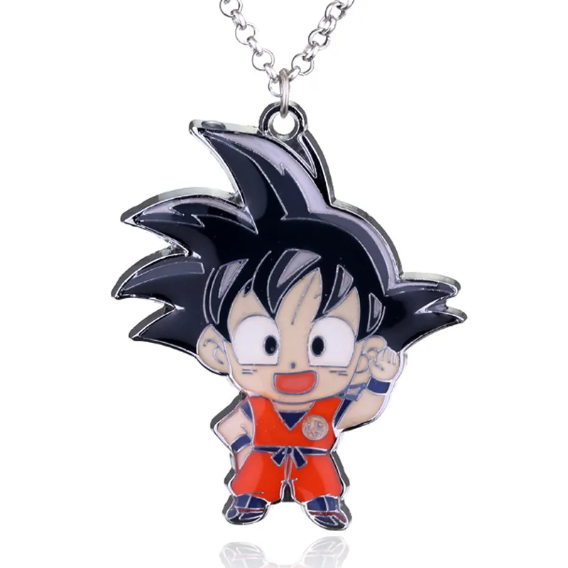 

Anime Dragon Ball DragonBall Z Logo Super Saiyan Son Goku Shenron Keychain Necklace Toys Pendants Action Figure Cosplay Toys