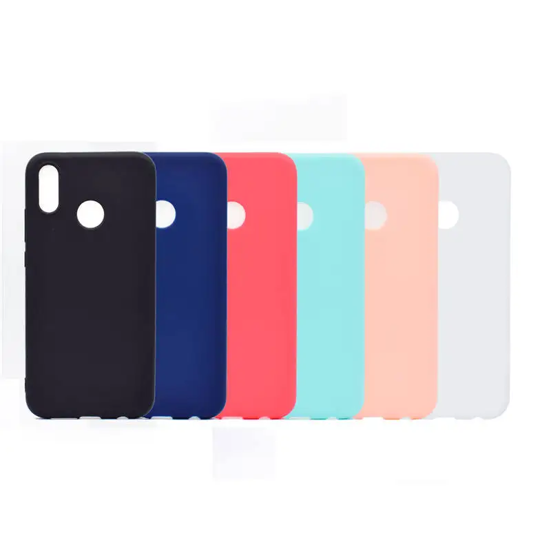 

Luxury Candy Solid Color Matte TPU Case for Huawei P20 Lite case P20 Pro Silicone Soft Cover sFor Coque Huawei P20 P 20 case