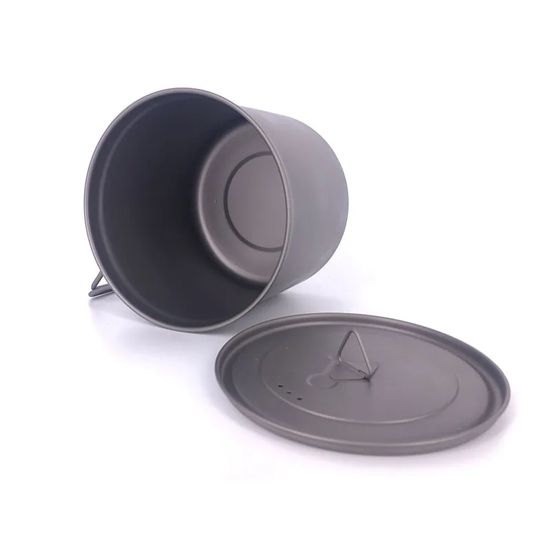 Toaks pot-1100 Ultralight Titanium pot taza acampar al aire libre tazón con tapa de titanio portátil taza 1100 ml