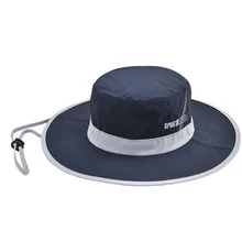 Карнизы складной рыбалка ведро Шапки сезон: весна–лето восхождение быстросохнущие рыбак шляпа бренд Casquette окружность головы 58 см