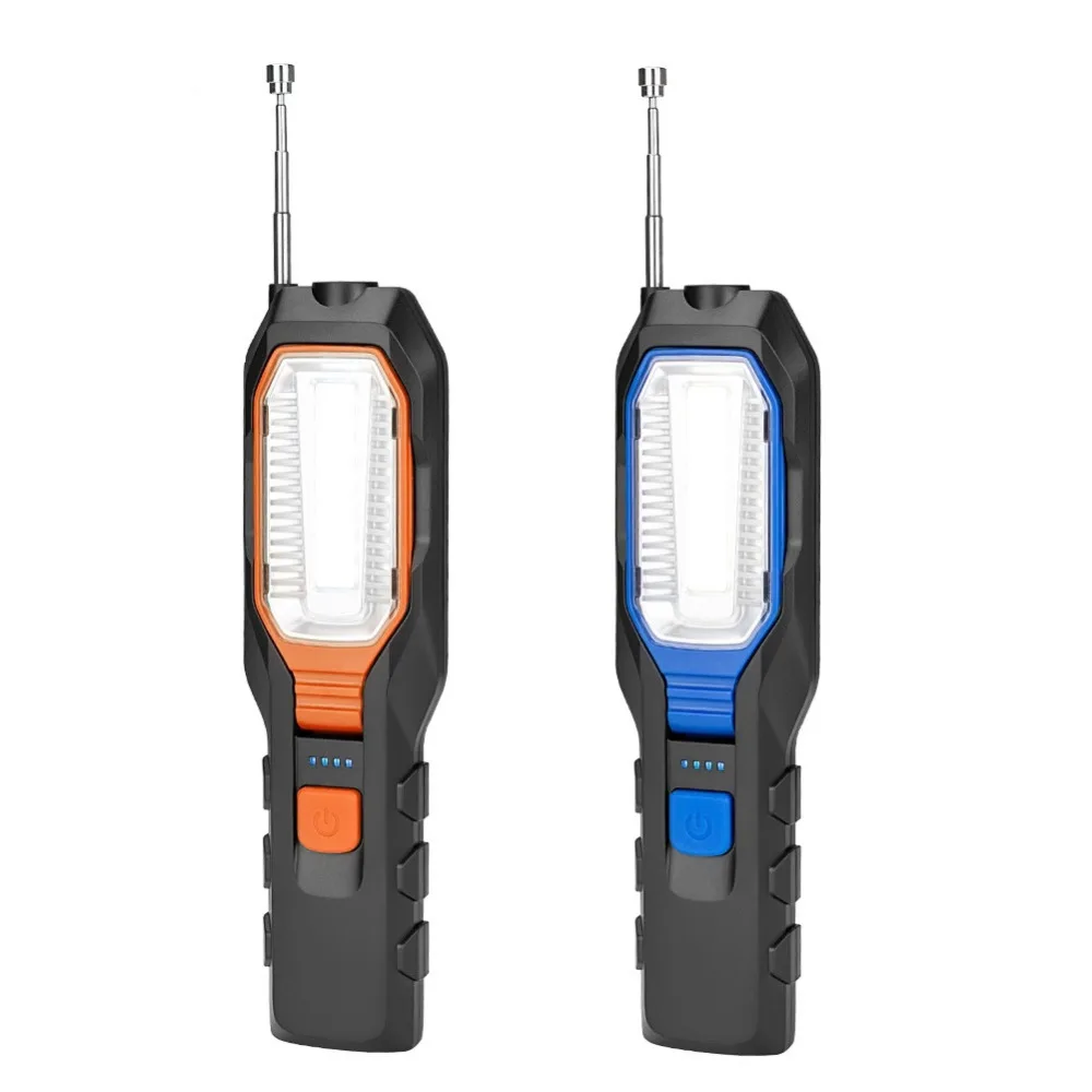 Goedkoop Cob Led Verlichting Verstelbare Inspectie Lamp Magnetische Hand Torch Usb Oplaadbare Camping Lantaarn Met Haak Magneet Pick Gereedschap