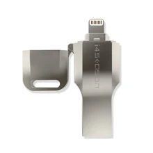 USB Flash Drive 64GB USB 3.0 OTG Flash Drive Metal Pen Drive U Disk for MFi iOS 10 iPhone 7 6 6s Plus Lightning