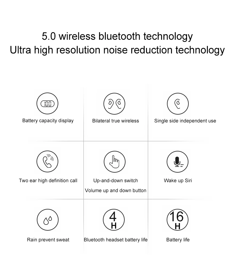 J29 tws Bluetooth 5,0 водонепроницаемые наушники мини беспроводные наушники HIFI 3D стерео с микрофоном с зарядным устройством