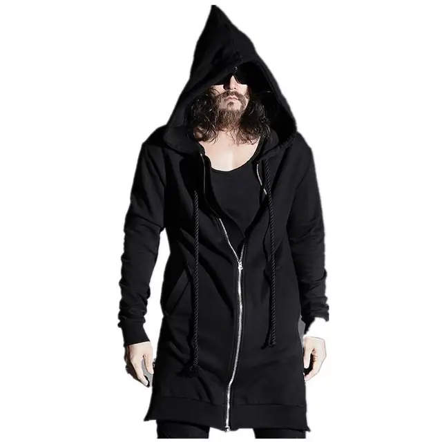 Hot! 2017 New Fashion Men Sweatshirt Hoody Punk Rock Style Wizard Hat ...