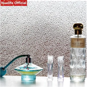 

3D raindrop effect pattern electrostatic frosted glass film living room bedroom bathroom kitchen door sunscreen window film