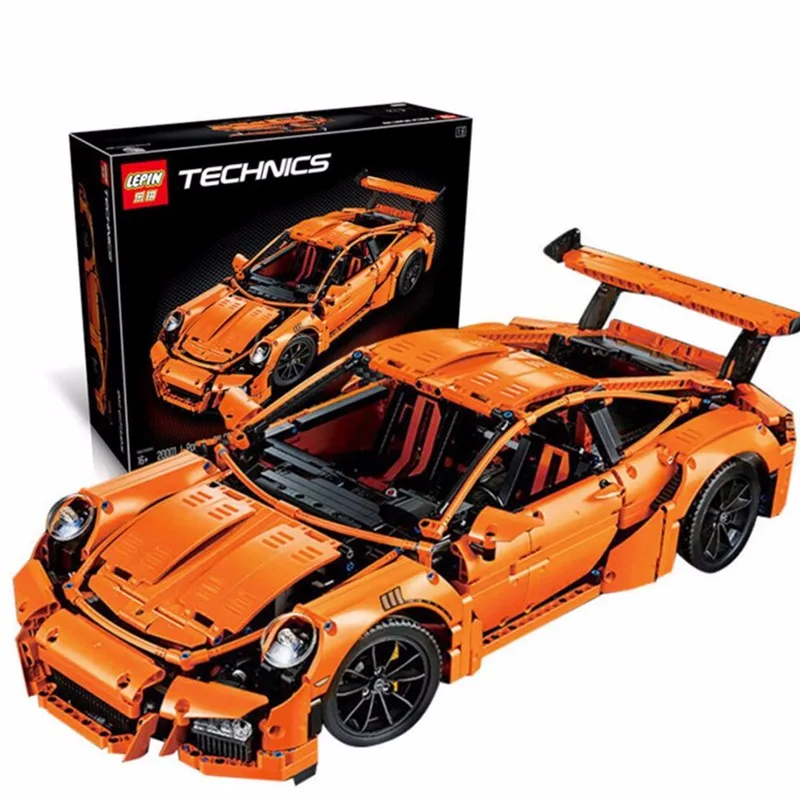 LEPIN 20001 Technic Series 911 GT3 RS Car Model Building Kits figures Blocks Bricks Compatible With