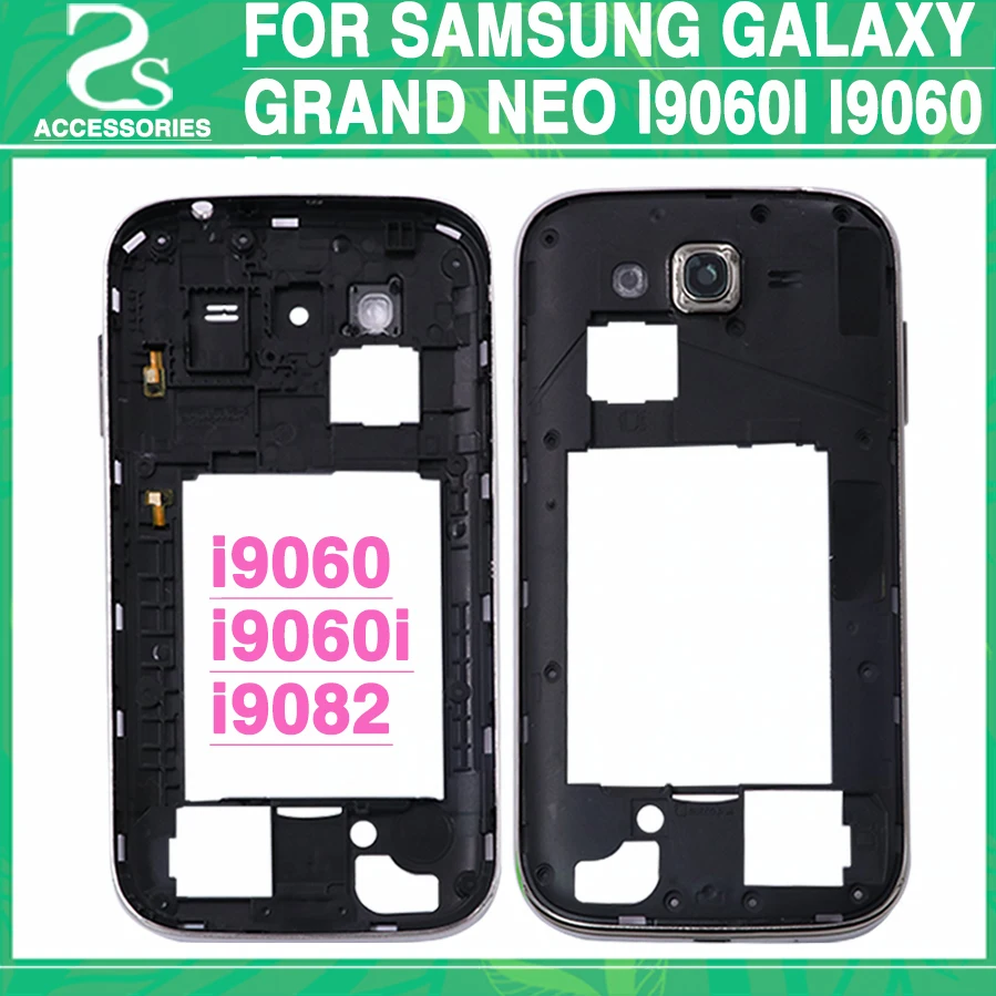 

Rear New I9060 I9082 Middle Frame For Samsung Galaxy Grand Duos i9082 i9080 / Neo I9060 i9060i Mid Bezel Plate
