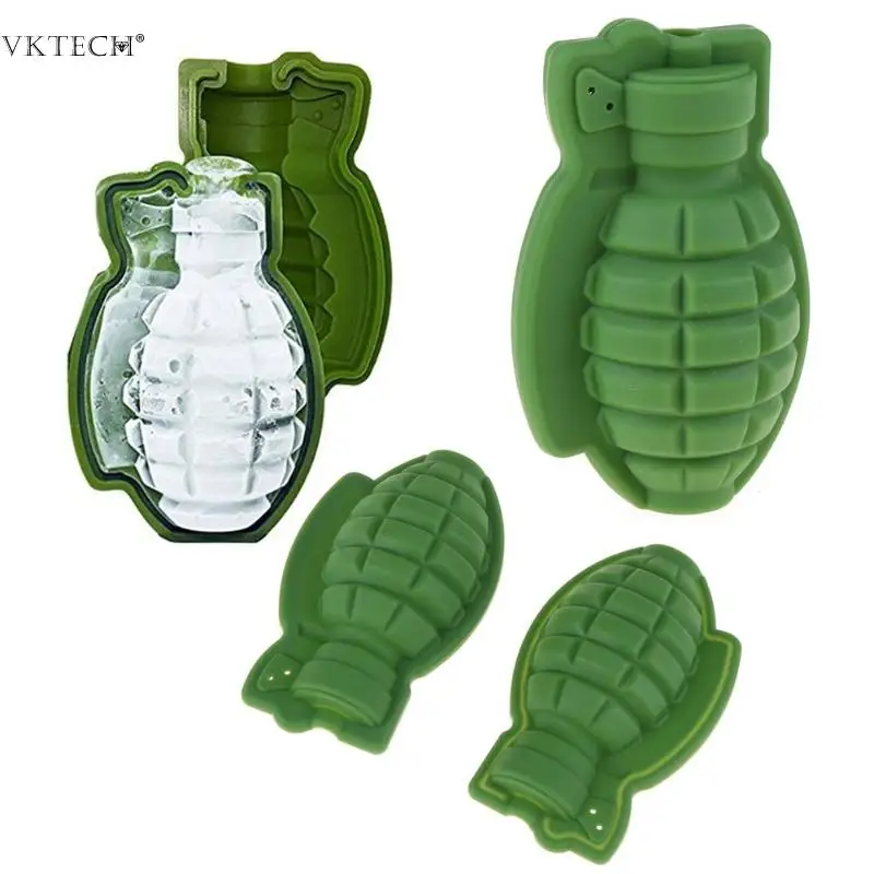 

1PC Gun Bullet Shape Ice Mold Tray Ice Cream Maker Ice Mould for Cocktail Whiskey Kitchen Bar Drinking Accessories Ice Making