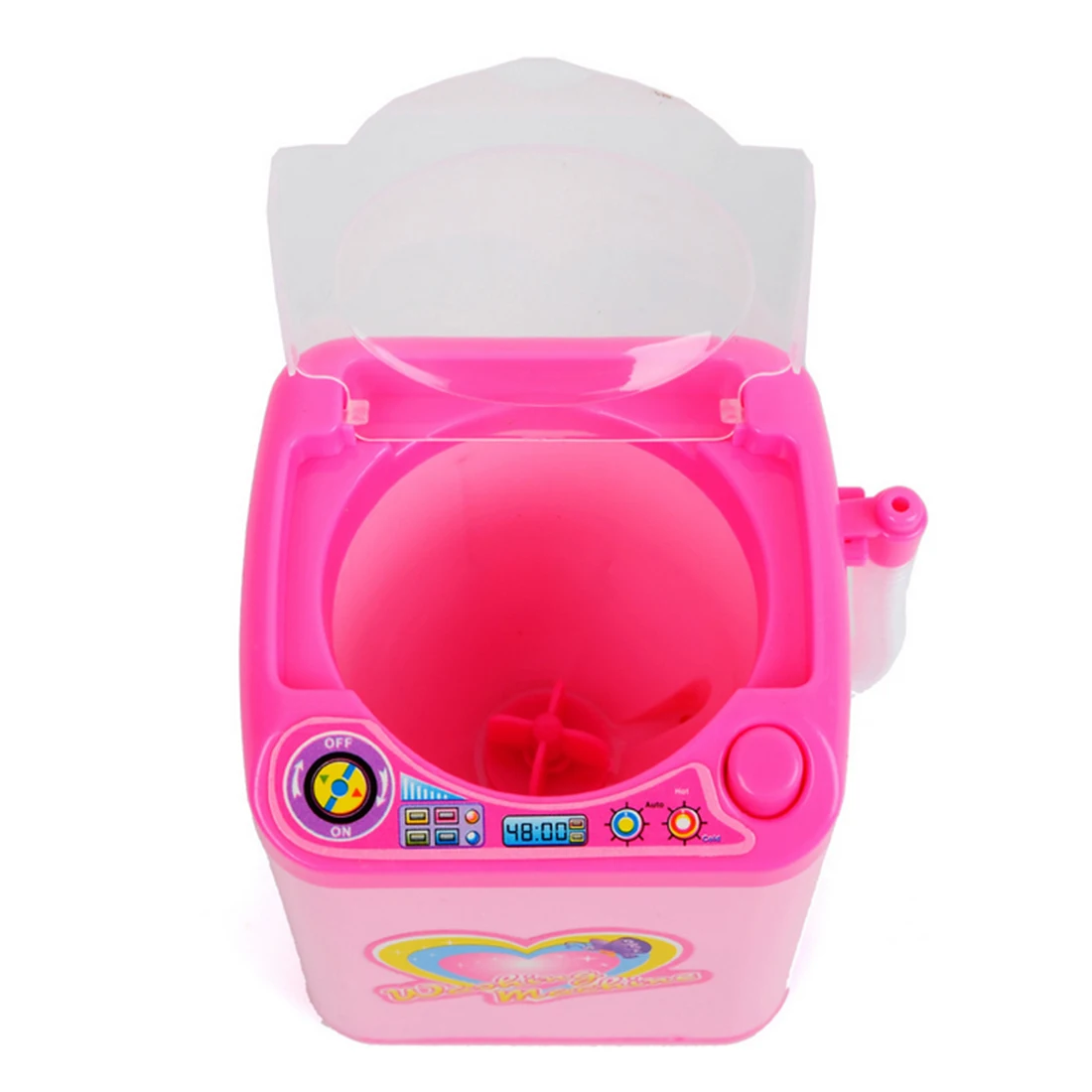 Cute Mini Wash Washing Machine Dollhouse Play House Miniature Toy Doll Food Kitchen Living Room Accessories