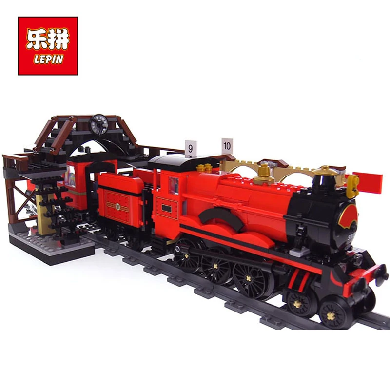 

DHL Lepin 16055 897Pcs Harry M Potter Hogwarts Express Train Model Building Kits Blocks Bricks Educational Kid Toy Gift 75955
