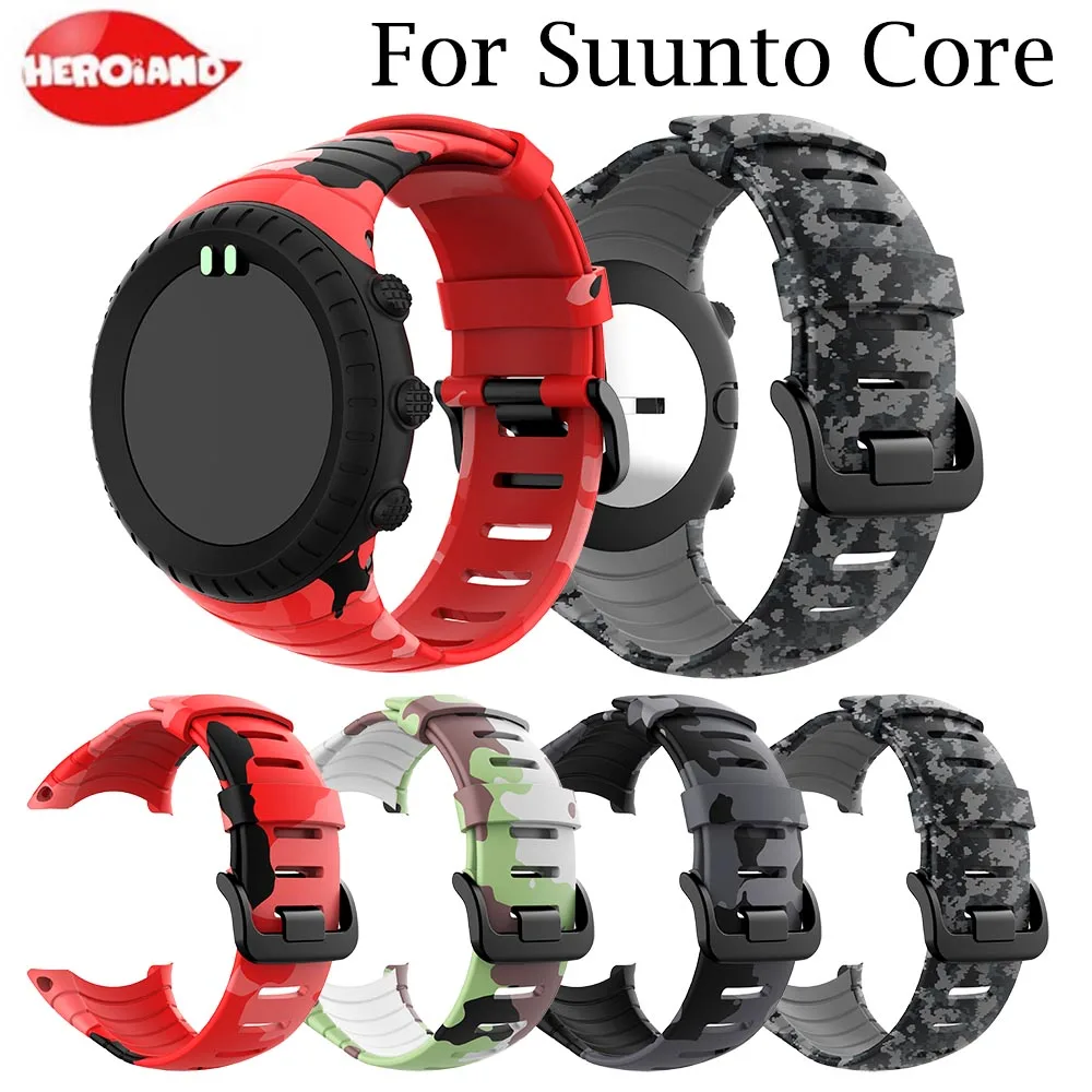 

Band Bracelet Accessories for Sunnto Core Replacement Smartwatche Strap for Sunnto Core Silicone Sports Smart Watch Strap Bands