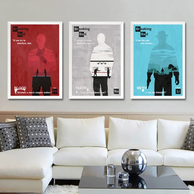 Breaking Bad Tv Show Wall Art Paint Decor Canvas Prints Breaking Bad Tv Show Wall Art Paint Decor Canvas Prints Poster Oil Paintings