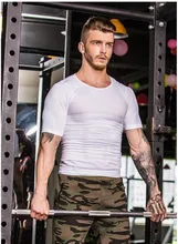 Men's Compression T-Shirt Compression Body Building Shirt for Men Moisture Wicking T-shirt Tights Men's Compression T-Shirt Compression Body Building Shirt for Men Moisture Wicking T-shirt Tights