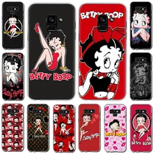 Betty boop мультяшный жёсткий чехол для телефона для samsung A6 A7 A8 плюс A9 10s 20С 30С 40С с 50s 60 70 Note 8, 9, 10