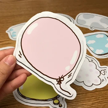 

Free shipping 300pcs Dialog small cloud blessing tag greeting custom blank handwritten message invitation thank you card