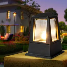 LED наружного освещения сада настенный Колонка лампы IP54 водонепроницаемый led открытый настенный столб лампы Путь Газон освещения E27 лампа светильник